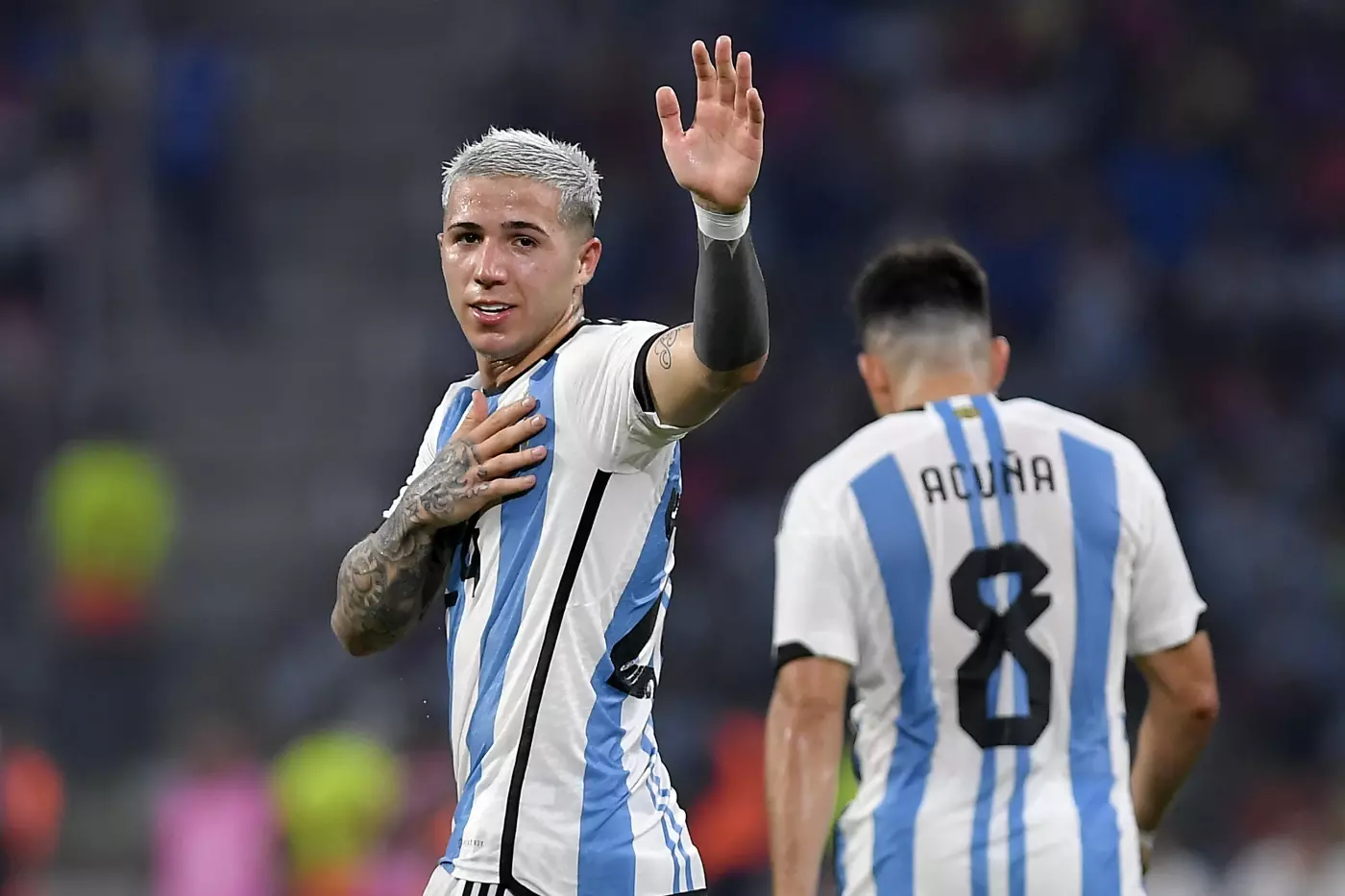 Enzo Fernandez sends heartfelt message following Argentina's 7-0 win over Curacao